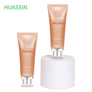 Recipiente vazio de tubo de cosméticos BB Cream rosa de 30 ml