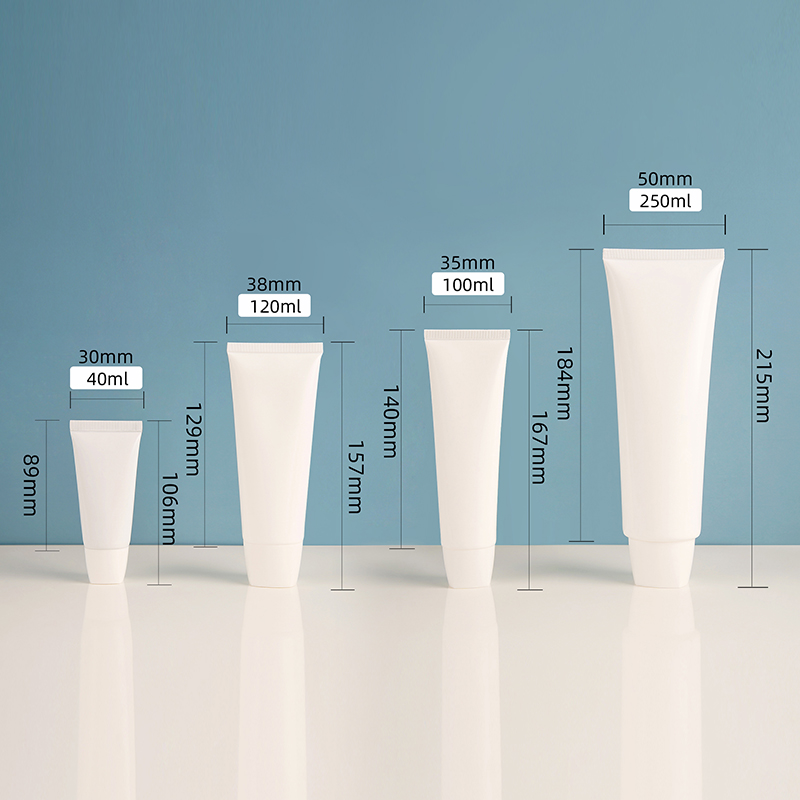 Impressão personalizada de embalagem PE vazia PA de embalagem cosmética limpador facial pendurar creme creme creme de protetor solar com tampa de parafuso